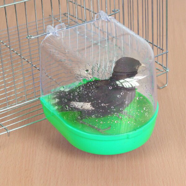 plastic Cage bird bath for pets