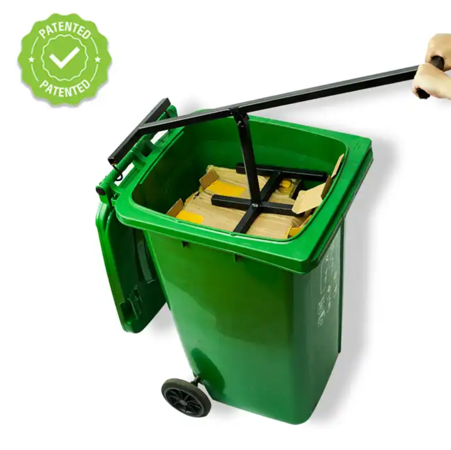 Wheelie Bin Rubbish Compressor Household Press Compactor - SeeOnix.co.uk