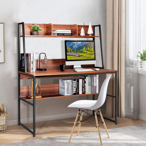 Study table with shelves