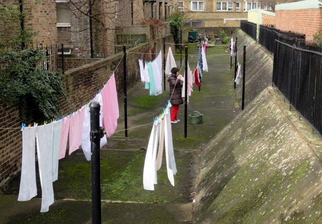 Washing lines in Pimlico